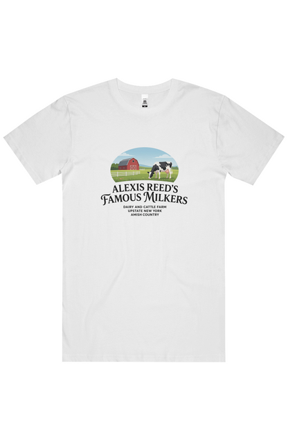 Alexis Reed's Famous Milker's Dairy Farm Tee