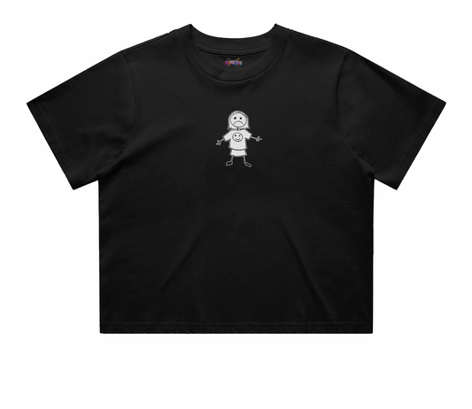 Sad Girl Crop Street Tee