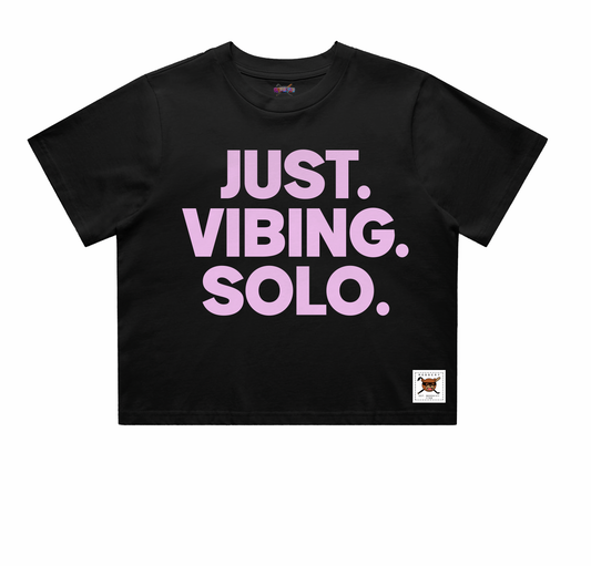 Vibing Classic Cropped Tee